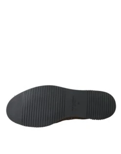 Dolce & Gabbana Brown Woven Leather Loafers Casual Men's Shoes 13 Dolce & Gabbana Brown Woven Leather Loafers Casual Men's Shoes -Lux Lair Store 4417908