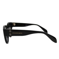 Alexander McQueen Unisex Spike Detail Black Acetate Sunglasses AM0054S 442136 1007 -Lux Lair Store 442136 1007 807343641 5