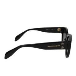 Alexander McQueen Unisex Spike Detail Black Acetate Sunglasses AM0054S 442136 1007 -Lux Lair Store 442136 1007 807343641 6