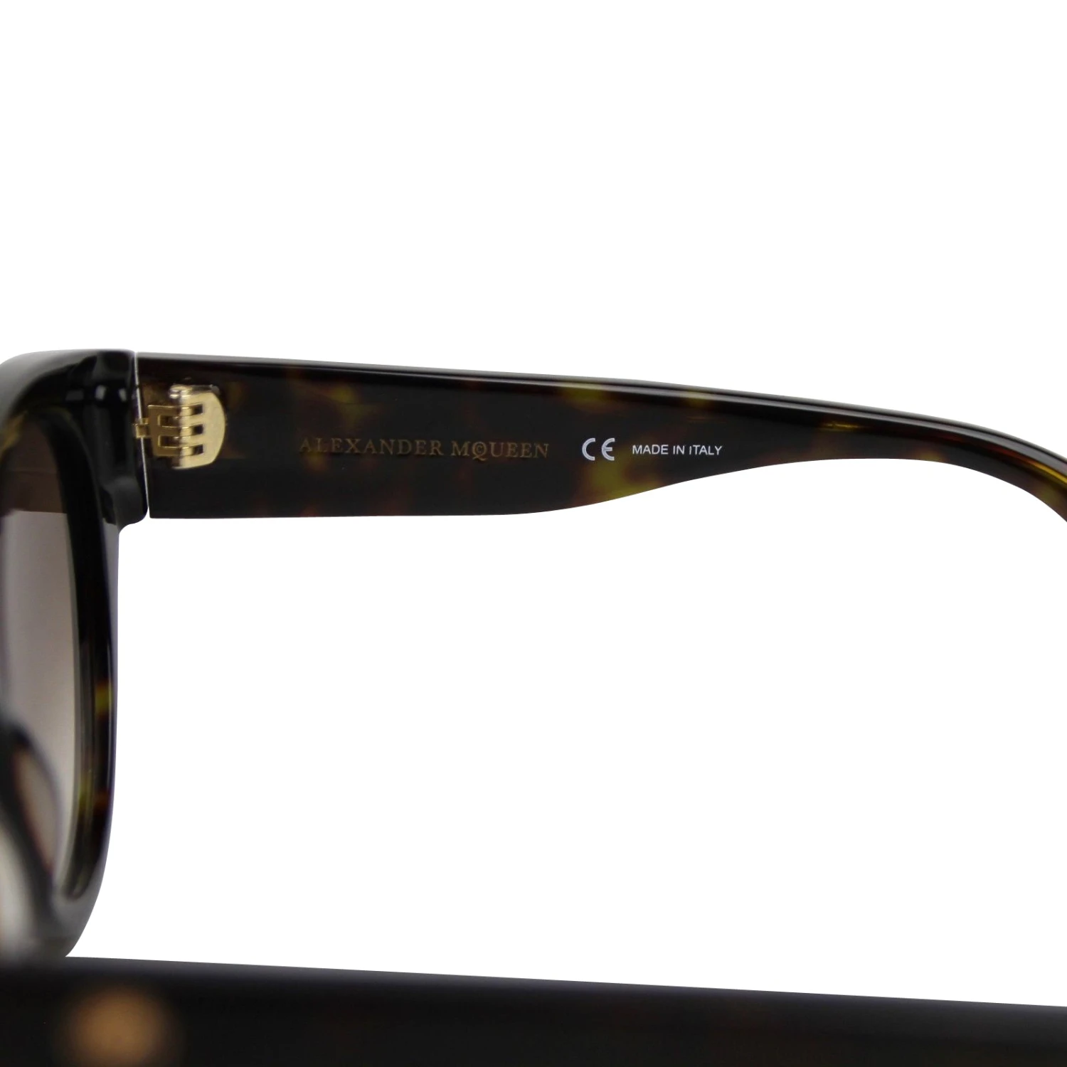 Alexander McQueen Unisex Spikes Havana Plastic Square Acetate Sunglasses AM0054S 442136 2302 9 Alexander McQueen Unisex Spikes Havana Plastic Square Acetate Sunglasses AM0054S 442136 2302 - Image 7