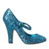 Dolce & Gabbana Blue Sequin Mary Jane Pumps High Heels Women's Shoes -Lux Lair Store 4538508