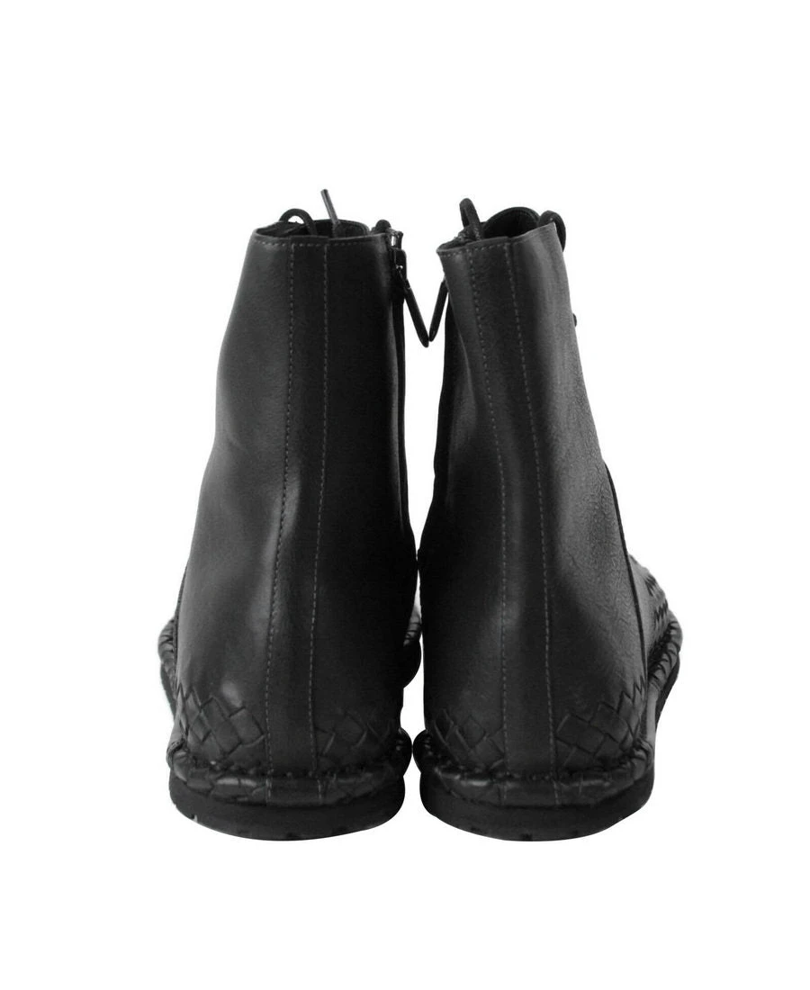 Bottega Veneta Men's Dark Gray Leather Side Zipper Boots 456529 2015 21 Bottega Veneta Men's Dark Gray Leather Side Zipper Boots 456529 2015 - Image 19