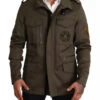 Dolce & Gabbana Green Cotton DG Love Blouson Coat Men's Jacket (Pre-Owned) 2 Dolce & Gabbana Green Cotton DG Love Blouson Coat Men's Jacket (Pre-Owned) -Lux Lair Store 4566292