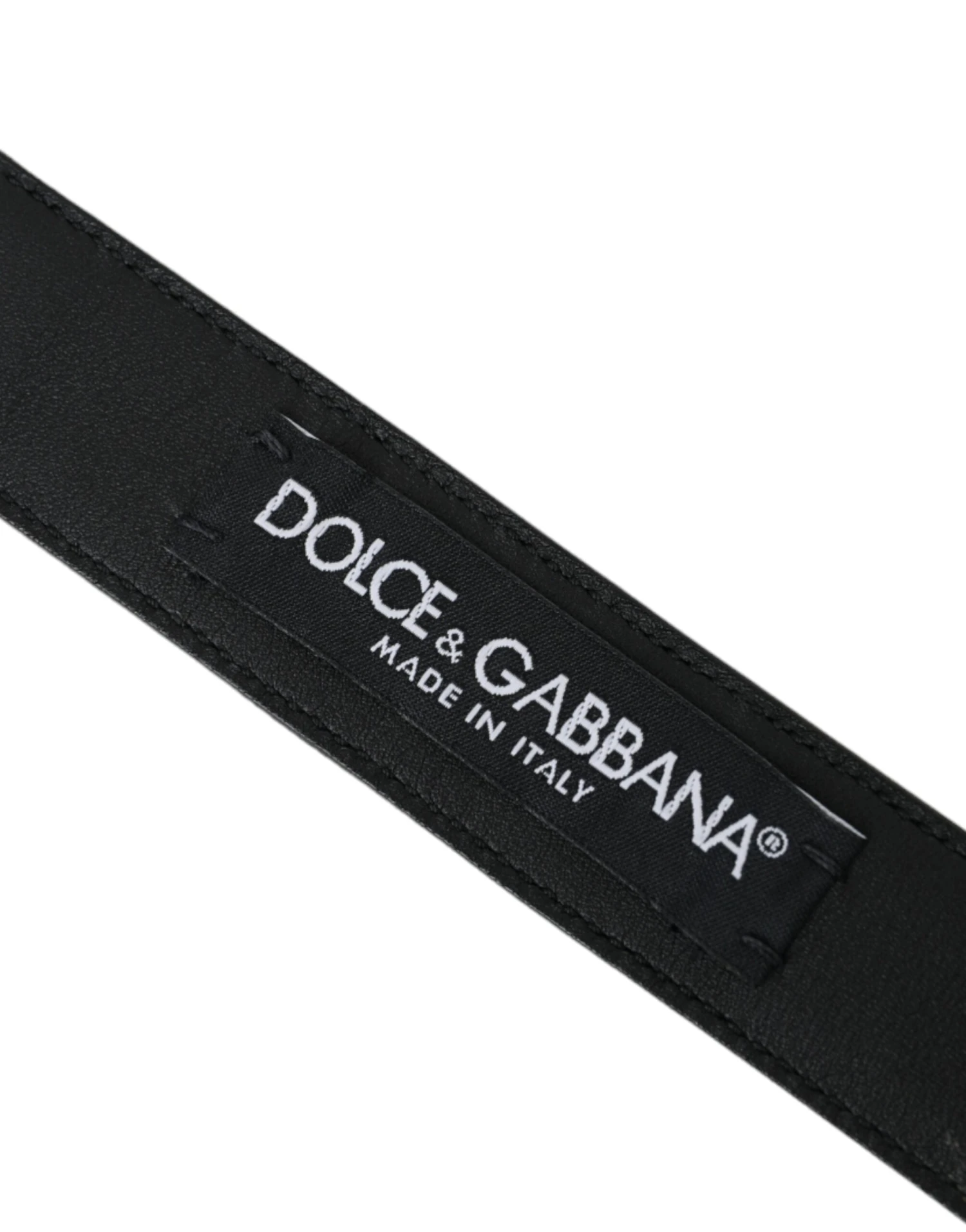 Dolce & Gabbana Dark Brown Perforated Leather Metal Buckle Belt Men's Men 6 Dolce & Gabbana Dark Brown Perforated Leather Metal Buckle Belt Men's Men - Image 4