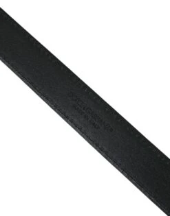 Dolce & Gabbana Beige Suede Leather Silver Buckle Belt Men's Men -Lux Lair Store 4570882