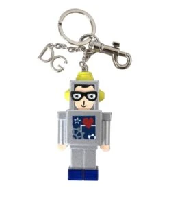Dolce & Gabbana Multicolor Astronaut Space Metal Logo Keyring Men's Keychain 8 Dolce & Gabbana Multicolor Astronaut Space Metal Logo Keyring Men's Keychain -Lux Lair Store 4574333