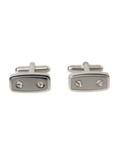 Dolce & Gabbana Silver Plated Metal Brass Pin Men Men's Cufflinks