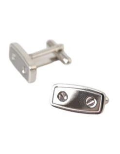 Dolce & Gabbana Silver Plated Metal Brass Pin Men Men's Cufflinks -Lux Lair Store 4574753