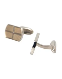 Dolce & Gabbana Silver Gold Plated Metal Brass Pin Men's Cufflinks -Lux Lair Store 4574825