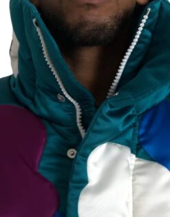 Dolce & Gabbana Multicolor Floral Windbreaker Puffer Men's Jacket -Lux Lair Store 4575873