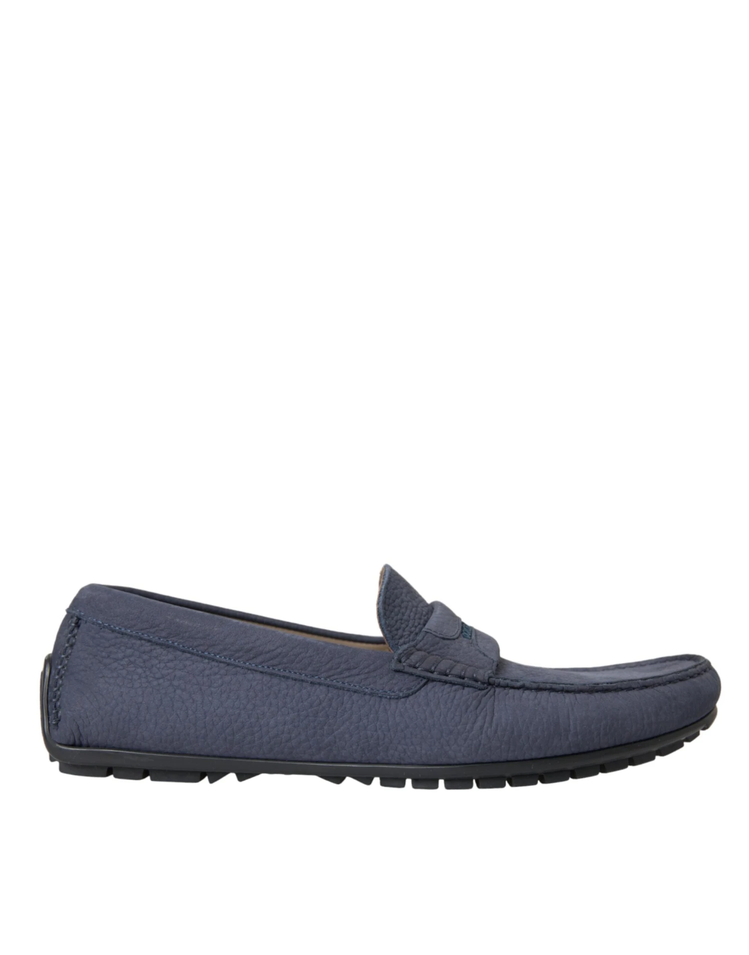 Dolce & Gabbana Blue Calf Leather Slip On Moccasin Men's Shoes 3 Dolce & Gabbana Blue Calf Leather Slip On Moccasin Men's Shoes