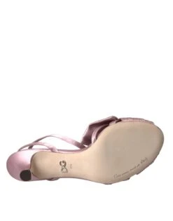 Dolce & Gabbana Pink Keira Crystal Heels Sandals Women's Shoes -Lux Lair Store 4582326