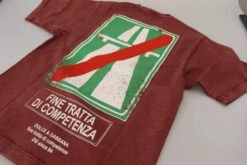 Dolce & Gabbana Maroon Printed Crewneck Tee Cotton Men's T-shirt (Pre-Owned) -Lux Lair Store 4584746