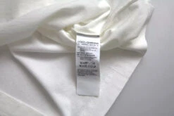Dolce & Gabbana White Logo Floral Cotton Crew Neck Men's T-shirt (Pre-Owned) 11 Dolce & Gabbana White Logo Floral Cotton Crew Neck Men's T-shirt (Pre-Owned) -Lux Lair Store 4585416