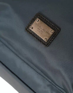 Dolce & Gabbana Blue Nylon #DGFamily Patch Men Backpack Men's Bag -Lux Lair Store 4589446