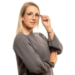 Trussardi Gold Women Optical Women's Frames -Lux Lair Store 4603378