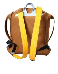 Dolce & Gabbana Brown Yellow Suede Leather Logo Backpack Men's Bag (Pre-Owned) 10 Dolce & Gabbana Brown Yellow Suede Leather Logo Backpack Men's Bag (Pre-Owned) -Lux Lair Store 4609540