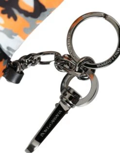 Dolce & Gabbana Multicolor Camouflage Animal Silhouette Keychain Men's Keyring 8 Dolce & Gabbana Multicolor Camouflage Animal Silhouette Keychain Men's Keyring -Lux Lair Store 4610541