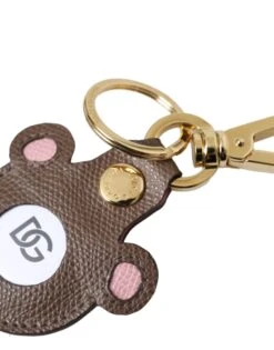 Dolce & Gabbana Multicolor Dauphine Calfskin DG Logo Keyring Men's Keychain -Lux Lair Store 4610559