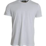 Dolce & Gabbana White Cotton Roundneck Short Sleeve Men's T-shirt
