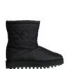 Dolce & Gabbana Black Nylon Padded Mid Calf Men Boots Men's Shoes 1 Dolce & Gabbana Black Nylon Padded Mid Calf Men Boots Men's Shoes -Lux Lair Store 4622430