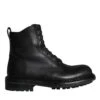 Dolce & Gabbana Black Lace Up Mid Calf Boots Men Men's Shoes 2 Dolce & Gabbana Black Lace Up Mid Calf Boots Men Men's Shoes -Lux Lair Store 4622738