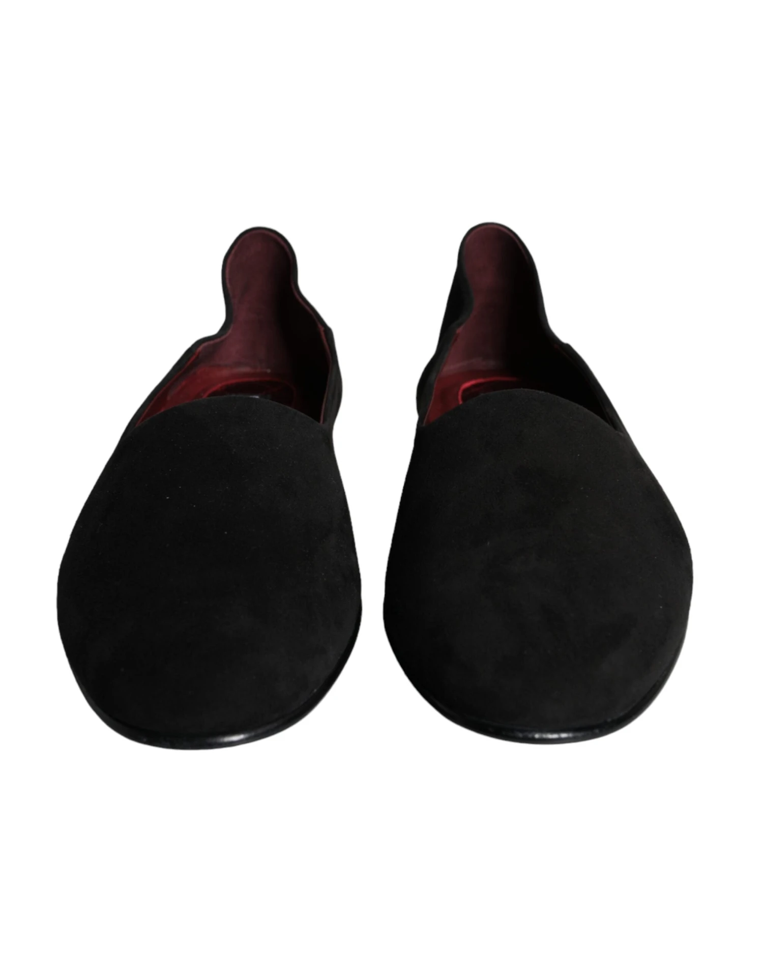 Dolce & Gabbana Black Suede Loafers Formal Slip On Men's Shoes 4 Dolce & Gabbana Black Suede Loafers Formal Slip On Men's Shoes - Image 2