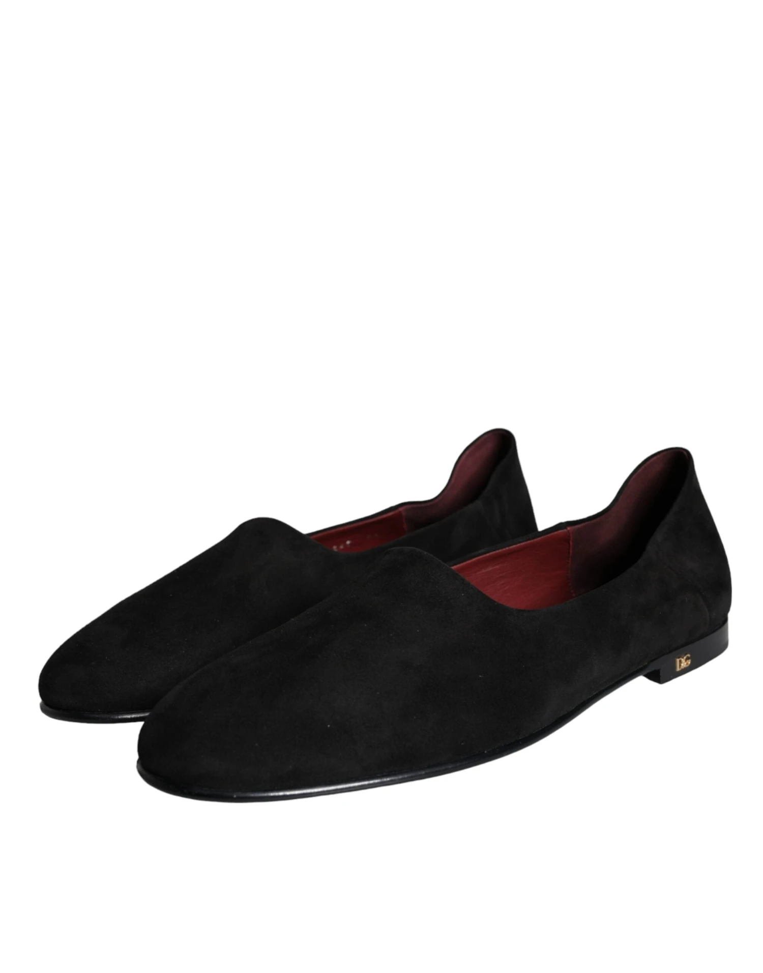 Dolce & Gabbana Black Suede Loafers Formal Slip On Men's Shoes 5 Dolce & Gabbana Black Suede Loafers Formal Slip On Men's Shoes - Image 3