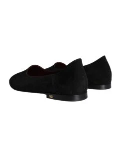 Dolce & Gabbana Black Suede Loafers Formal Slip On Men's Shoes 11 Dolce & Gabbana Black Suede Loafers Formal Slip On Men's Shoes -Lux Lair Store 4623256