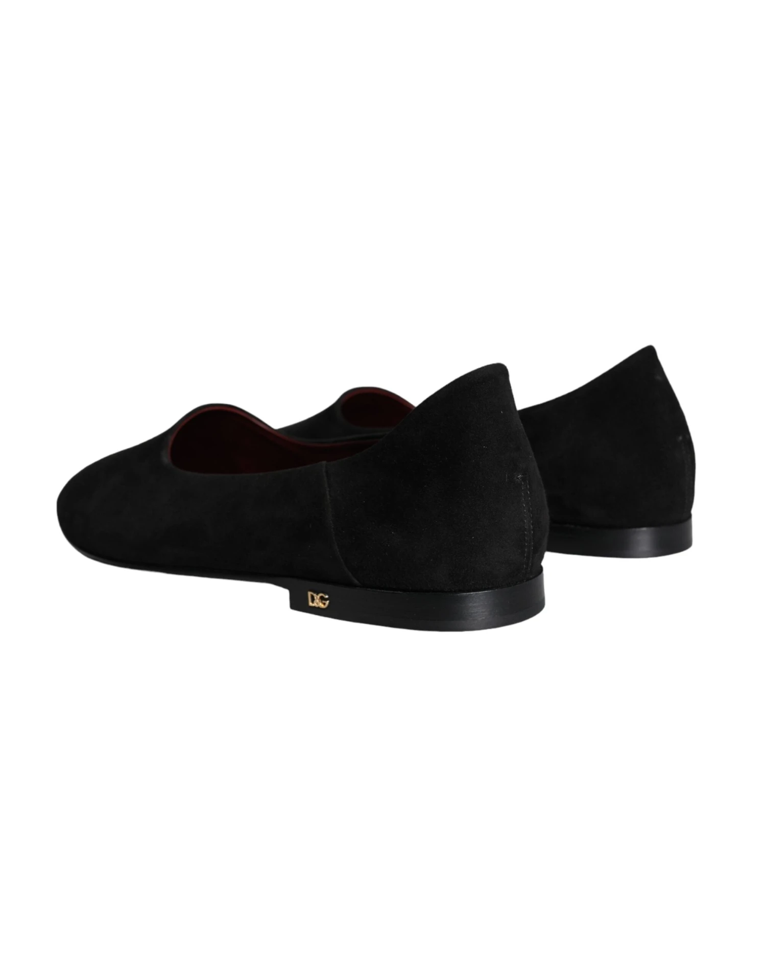 Dolce & Gabbana Black Suede Loafers Formal Slip On Men's Shoes 7 Dolce & Gabbana Black Suede Loafers Formal Slip On Men's Shoes - Image 5