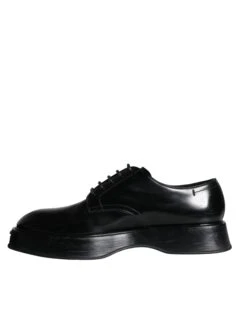 Dolce & Gabbana Black Calf Leather Derby Formal Dress Men's Shoes (Pre-Owned) 10 Dolce & Gabbana Black Calf Leather Derby Formal Dress Men's Shoes (Pre-Owned) -Lux Lair Store 4623815