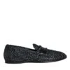 Dolce & Gabbana Black Woven Raffia Slip On Loafers Men Men's Shoes (Pre-Owned) 2 Dolce & Gabbana Black Woven Raffia Slip On Loafers Men Men's Shoes (Pre-Owned) -Lux Lair Store 4624052