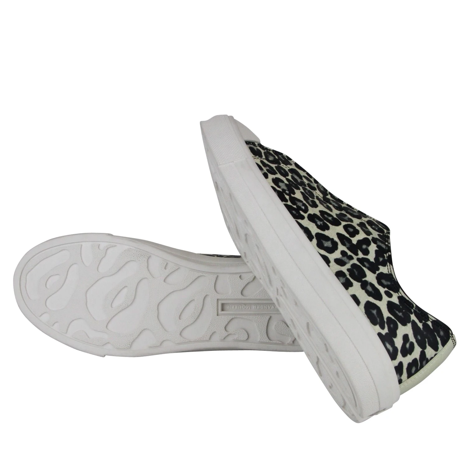 Alexander McQueen Men's Black / Ivory Leather Sneaker 462766 8436 (44 EU / 10.5 US) 14 Alexander McQueen Men's Black / Ivory Leather Sneaker 462766 8436 (44 EU / 10.5 US) - Image 12