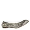 Dolce & Gabbana Silver Patent Leather Scrunch Ballet Flats Women's Shoes (Pre-Owned) -Lux Lair Store 4629312