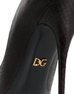 Dolce & Gabbana Multicolor Exotic Leather Heels Pumps Women's Shoes 12 Dolce & Gabbana Multicolor Exotic Leather Heels Pumps Women's Shoes -Lux Lair Store 4633481