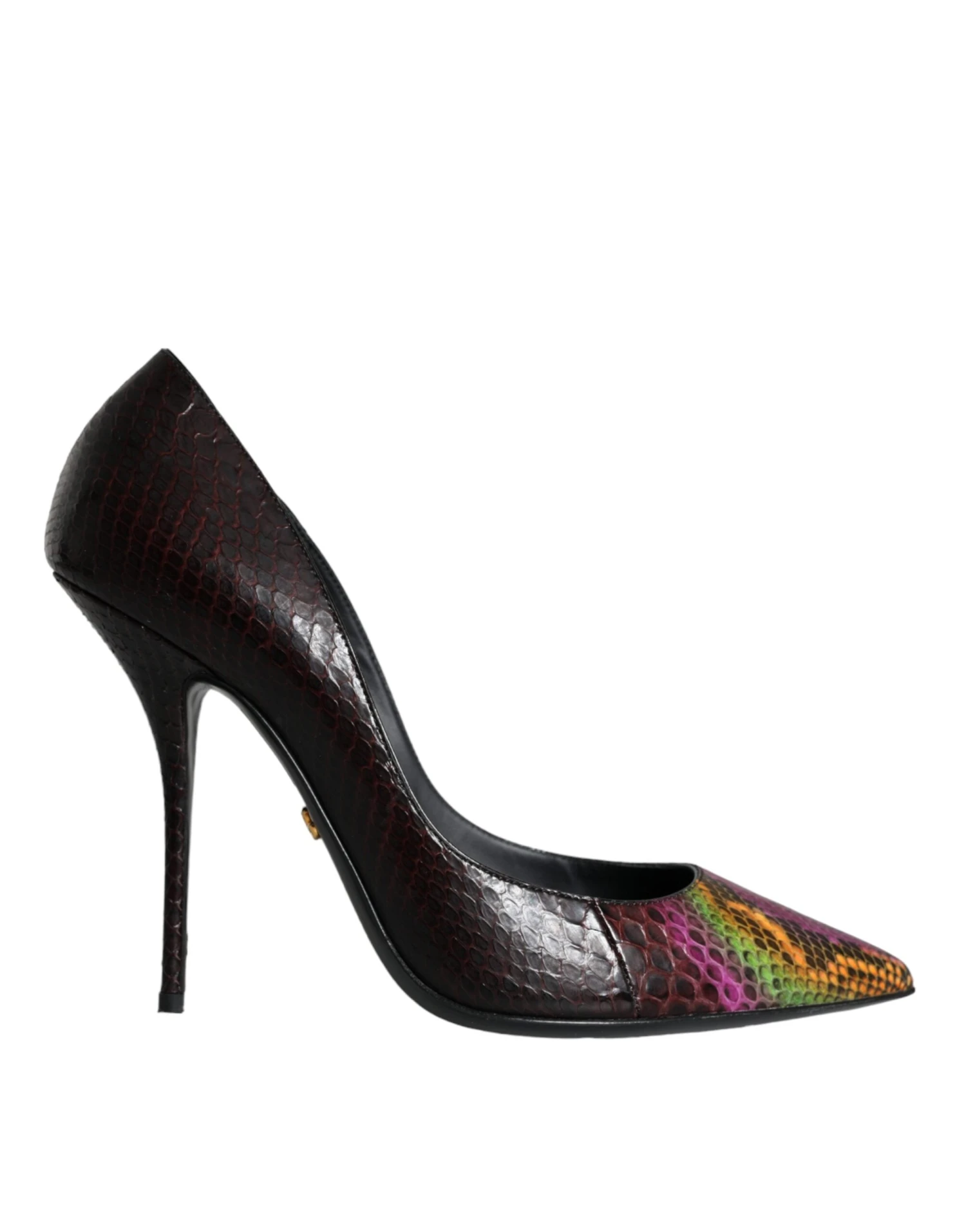 Dolce & Gabbana Multicolor Exotic Leather Heels Pumps Women's Shoes 3 Dolce & Gabbana Multicolor Exotic Leather Heels Pumps Women's Shoes