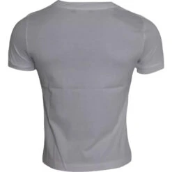 Dolce & Gabbana White Cotton Round Neck Short Sleeve Men's T-shirt (Pre-Owned) -Lux Lair Store 4637089