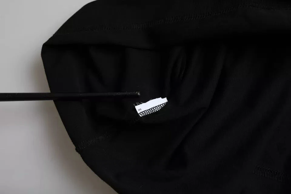 Dolce & Gabbana Black Logo Embossed Cotton Crew Neck Men's T-shirt (Pre-Owned) 7 Dolce & Gabbana Black Logo Embossed Cotton Crew Neck Men's T-shirt (Pre-Owned) - Image 5