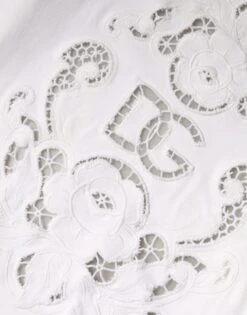 Dolce & Gabbana White Viscose Floral Cut Out Cardigan Women's Sweater (Pre-Owned) -Lux Lair Store 4649515