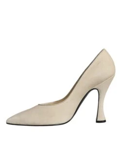 Dolce & Gabbana Beige Suede Leather High Heels Pumps Women's Shoes (Pre-Owned) 12 Dolce & Gabbana Beige Suede Leather High Heels Pumps Women's Shoes (Pre-Owned) -Lux Lair Store 4651520