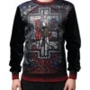 Dolce & Gabbana Multicolor Jacquard Crew Neck Sweatshirt Men's Sweater -Lux Lair Store 4662598