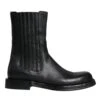 Dolce & Gabbana Black Horse Leather Mid Calf Boots Men's Shoes (Pre-Owned) 1 Dolce & Gabbana Black Horse Leather Mid Calf Boots Men's Shoes (Pre-Owned) -Lux Lair Store 4663527