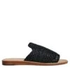 Dolce & Gabbana Black Monochrome Braided Raffia Slides Men's Shoes (Pre-Owned) -Lux Lair Store 4663724