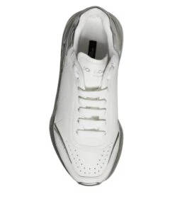 Dolce & Gabbana Silver White Daymaster Low Top Sneakers Women's Shoes (Pre-Owned) -Lux Lair Store 4672199