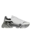 Dolce & Gabbana Silver White Daymaster Low Top Sneakers Women's Shoes (Pre-Owned) -Lux Lair Store 4672201
