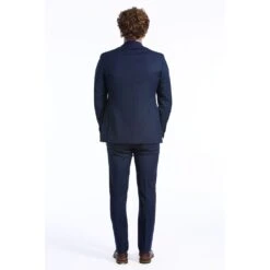 Baldinini Trend Blue Wool Men Men's Suit -Lux Lair Store 4673633