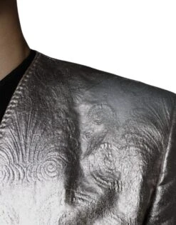 Dolce & Gabbana Gold Jacquard Single Breasted Dress Men's Blazer 11 Dolce & Gabbana Gold Jacquard Single Breasted Dress Men's Blazer -Lux Lair Store 4688655