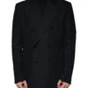 Dolce & Gabbana Black Linen Double Breasted Dress Men's Blazer 2 Dolce & Gabbana Black Linen Double Breasted Dress Men's Blazer -Lux Lair Store 4688665