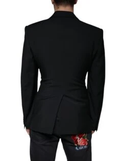 Dolce & Gabbana Black White Single Breasted Dress Men's Blazer -Lux Lair Store 4688675