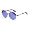 Police Blue Metal Women's Sunglasses